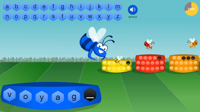Fun Spelling Challenge for Key Stage 2 - Help the Bee Spell the Word!