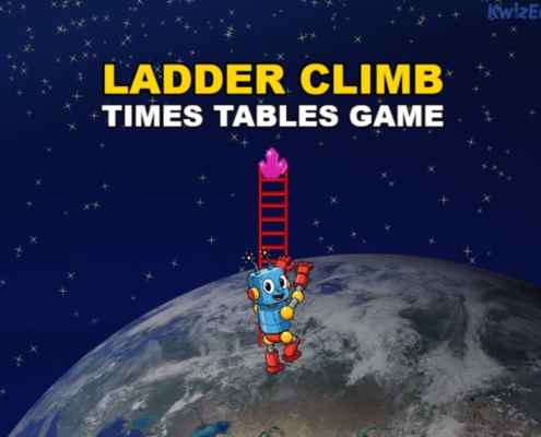Screenshot of times table interactive game